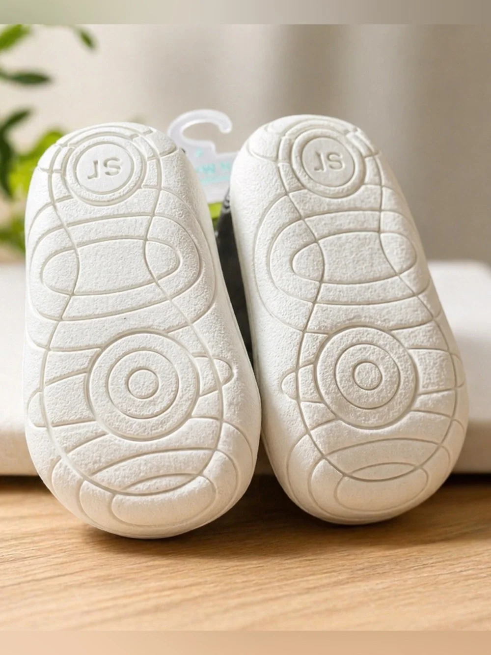 Stride Rite Black and White Infant Sneakers